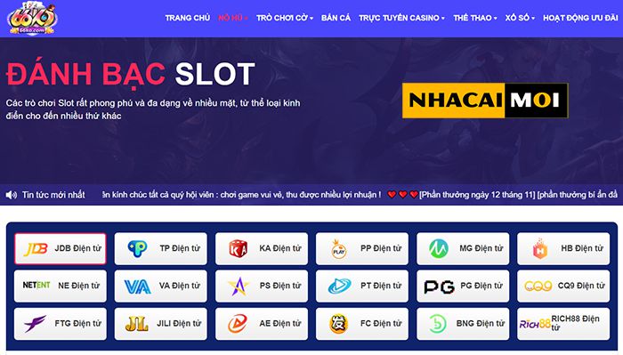 Các dịch vụ được cung cấp bởi Gwin Games - Gwin